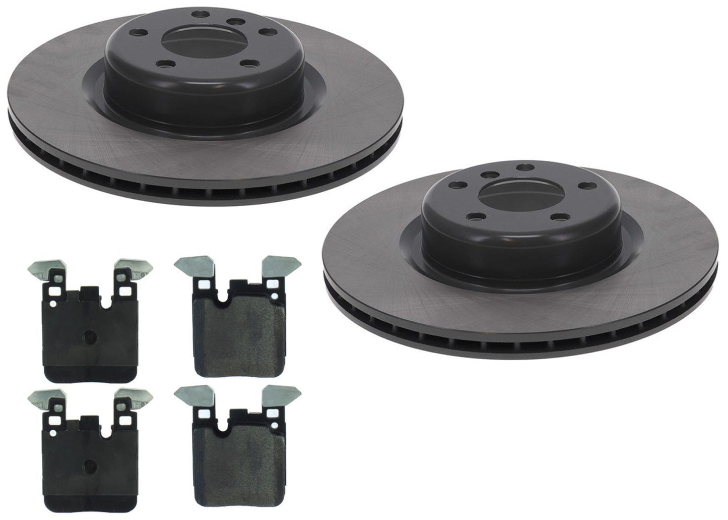 GEO Coated REAR Disc Brake Rotors for BMW 328i 2012-2015 345MM Blue Caliper