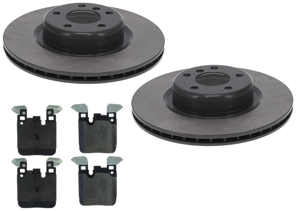 GEO Coated REAR Disc Brake Rotors for BMW 328i 2012-2015 345MM Blue Caliper