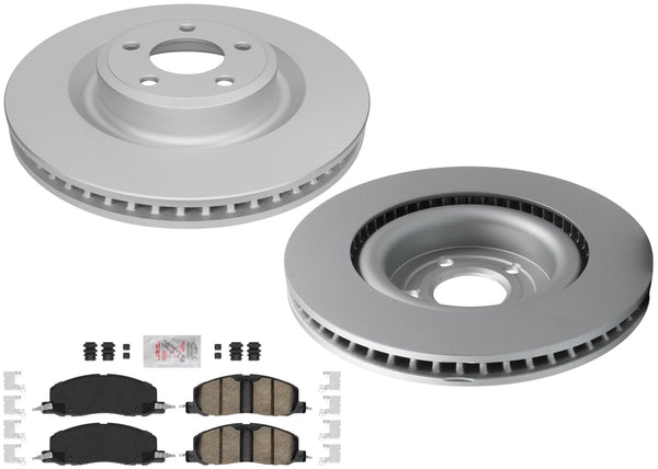 Front Coated 345MM Disc Brake Rotors Brake Pads for Ford Explorer 2020 2022 2025