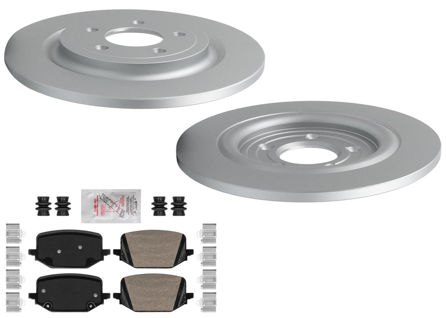 Rear Coated 320MM Solid Disc Brake Rotors Brake Pads for Ford Explorer 2020-2025
