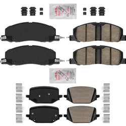 AME Front Rear Disc Brake Pads for Lincoln Aviator 2020 2021 2022 2023 2024 2025
