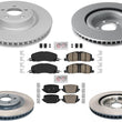 Front Rear Disc Brake Rotors Disc Brake Pads For Lincoln Aviator 2020 2022 2025