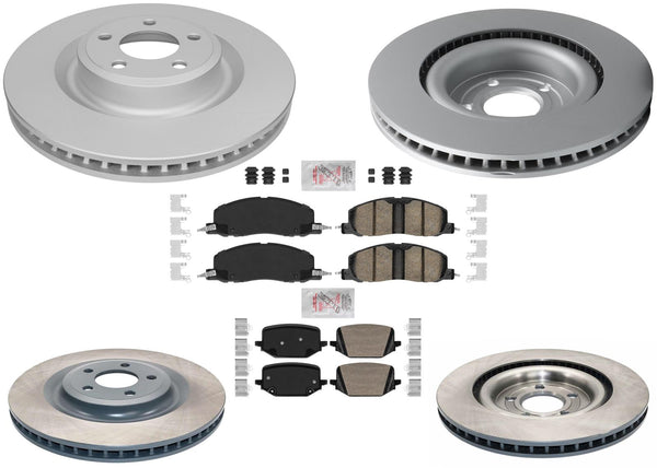 Front Rear Disc Brake Rotors Disc Brake Pads For Lincoln Aviator 2020 2022 2025