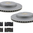 Front Coated Disc Brake Rotors Brake Pads for Chevrolet Colorado 2023 2024 2025