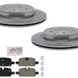 Rear Coated Disc Brake Rotors Brake Pads for Chevrolet Colorado 2023 2024 2025