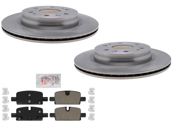 Rear Coated Disc Brake Rotors Brake Pads for Chevrolet Colorado 2023 2024 2025