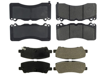 Front & Rear Disc Brake Pads for Ford Mustang GT 6 Piston 380MM 15-23 Brem Bo