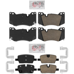 Front & Rear Ceramic Disc Brake Pads for Cadillac CT4 Type V 2021 2022 2024 2.7