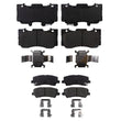 Front & Rear Ceramic Brake Pads for Ford Mustang GT 4 Piston 352MM 15-21