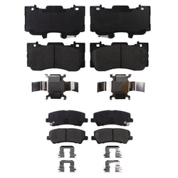 Front & Rear Ceramic Brake Pads for Ford Mustang GT 4 Piston 352MM 15-21