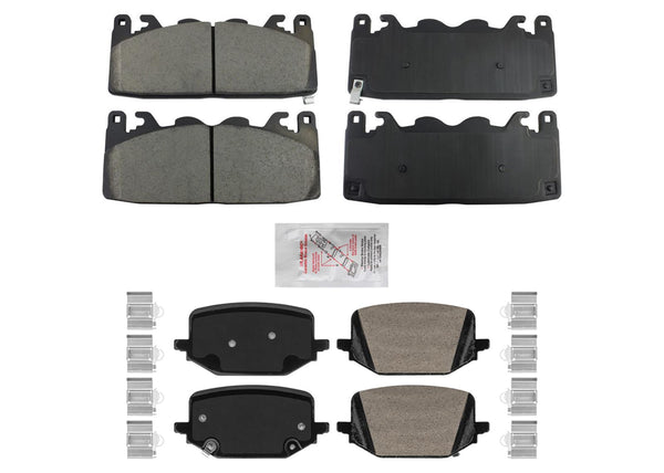 Front Rear Ceramic Disc Brake Pads for Ford Mustang GT 4 Piston 352MM 2024-2025