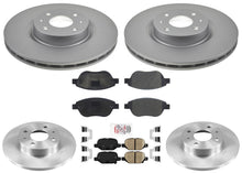 Disc Brake Rotors Brake Pads For Fiat 500 Abarth Turbo 2012 2014 2017 2018 2019