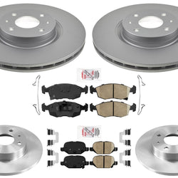 Disc Brake Rotors Brake Pads For Fiat 500 E Electric Models 2013 2015 2019