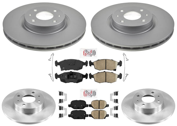 Disc Brake Rotors Brake Pads For Fiat 500 E Electric Models 2013 2015 2019