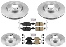 Disc Brake Rotors Brake Pads For Fiat 500 2012 2013 2019 1.4L Natural Aspirated