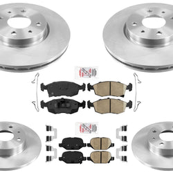 Disc Brake Rotors Brake Pads For Fiat 500 2012 2013 2019 1.4L Natural Aspirated