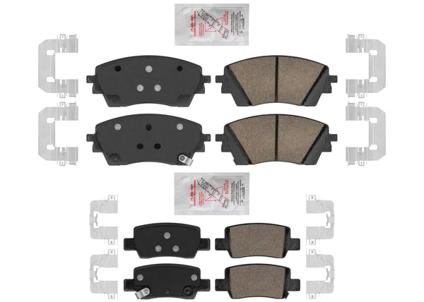 AME Front & Rear Ceramic Disc Brake Pads for Hyundai Kona 2024 2025 1.6L