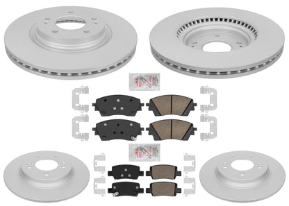 GEO Coated Disc Brake Rotors Disc Brake Pads for Hyundai Kona 2024 2025 1.6L