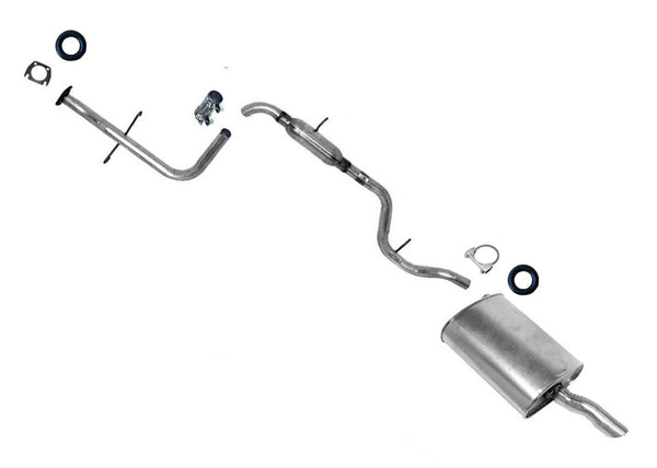 For Buick 1994 Regal 3.8L Middle Resonator & Muffler Exhaust System