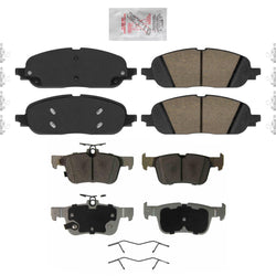 Ame Front & Rear Ceramic Disc Brake Pads for Lincoln Nautilus 2024 2025 2026