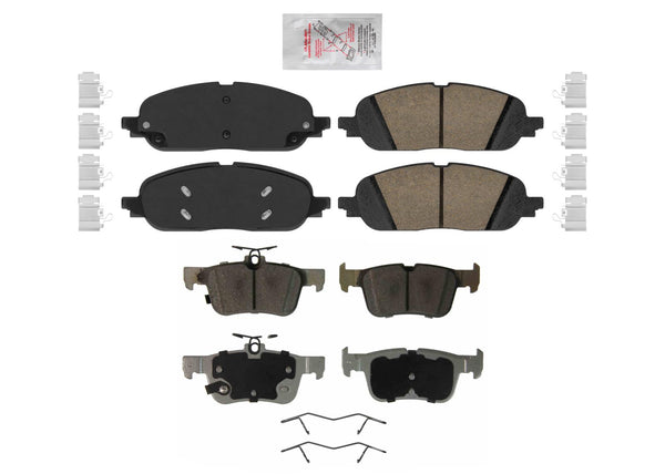 Ame Front & Rear Ceramic Disc Brake Pads for Lincoln Nautilus 2024 2025 2026