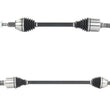 Front Left & Right CV Axles Shaft For Chrysler Pacifica Plug-in Hybrid 2017-2022