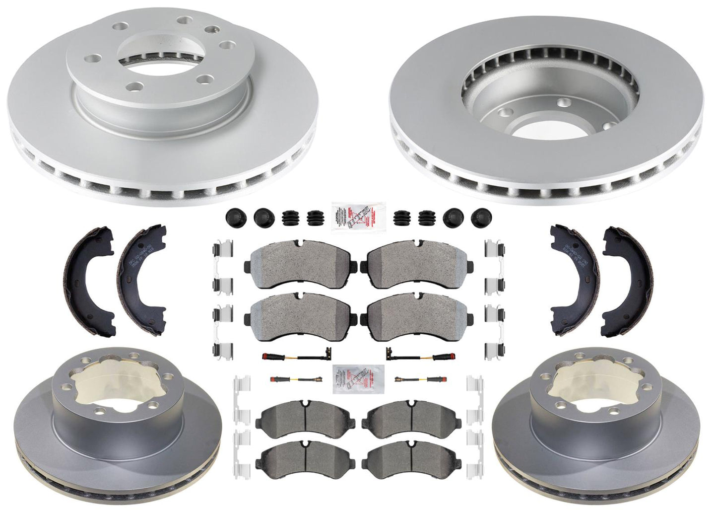 Disc Brake Rotors Pads for Sprinter 3500 2019-2023 Manual Parking Vented Rear