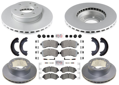 Disc Brake Rotors Pads for Sprinter 3500 2019-2023 Manual Parking Vented Rear