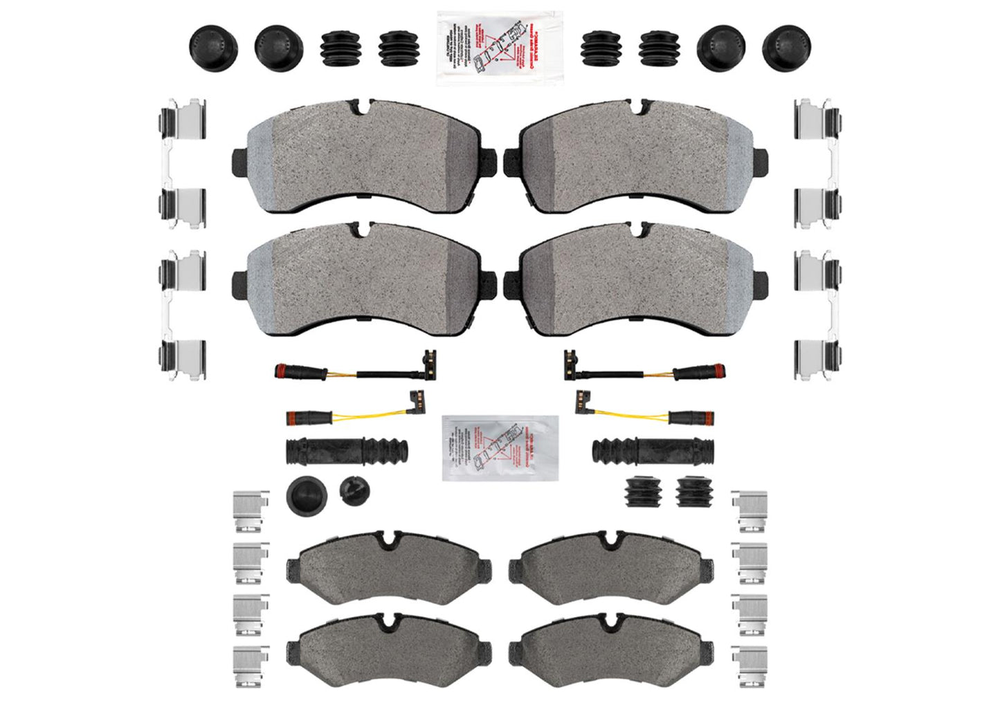 Disc Brake Pads for Sprinter 2500 3500 2019-2023 Electric Parking Solid Rear