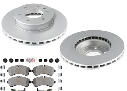 Front Disc Brake Rotors Fleet Duty Pads for Dodge Sprinter 2500 3500 2007-2009
