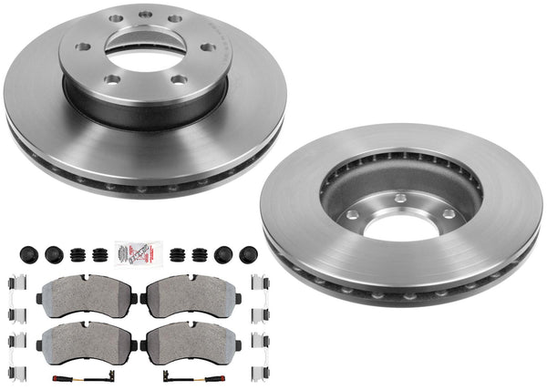 Front Disc Brake Rotors Fleet Duty Pads for Sprinter 2500 3500 2007-2021