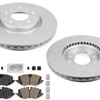 Front Coated Disc Brake Rotors Ceramic Pads For Chevrolet Trailblazer 2021-2025
