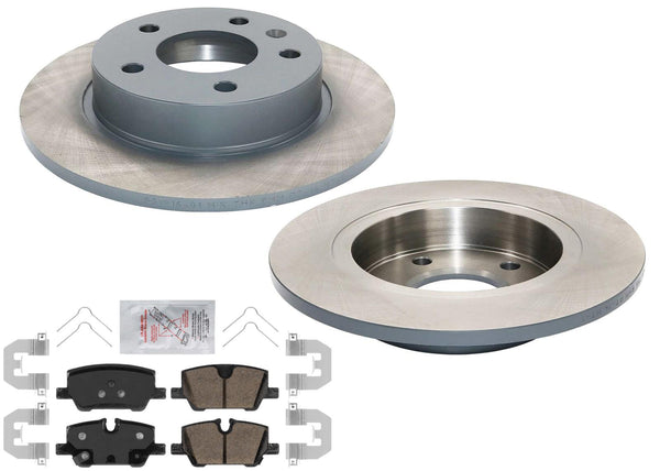 Rear Coated Disc Brake Rotors Ceramic Pads for Chevrolet Trailblazer 2021-2025