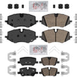 Front & Rear Ceramic Disc Brake Pads Hardware for Chevrolet Trailblazer 21-25