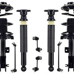 Front Struts Rear Shocks & Links For Infiniti FX35 2003-2008 All Wheel Drive