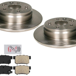 Rear Disc Brake Rotors & Ceramic Brake Pads for Acura TL 1999 2000 2001 2003
