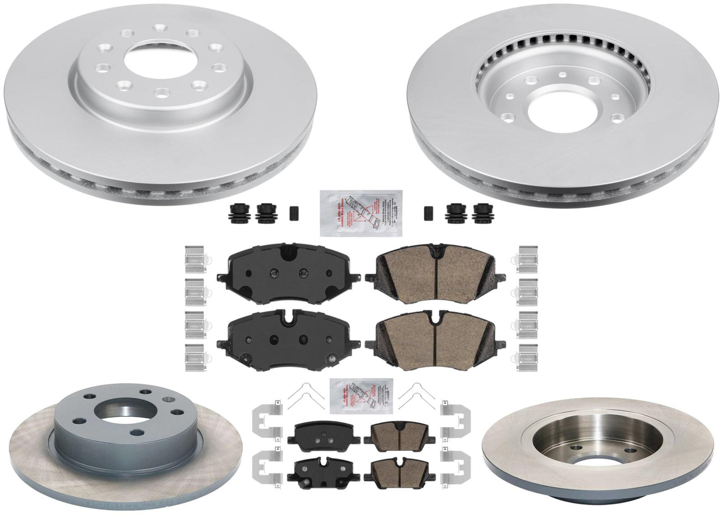 Coated Disc Brake Rotors & Ceramic Pads for Chevrolet Trailblazer 2021-2025