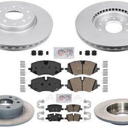 Coated Disc Brake Rotors & Ceramic Pads for Chevrolet Trailblazer 2021-2025