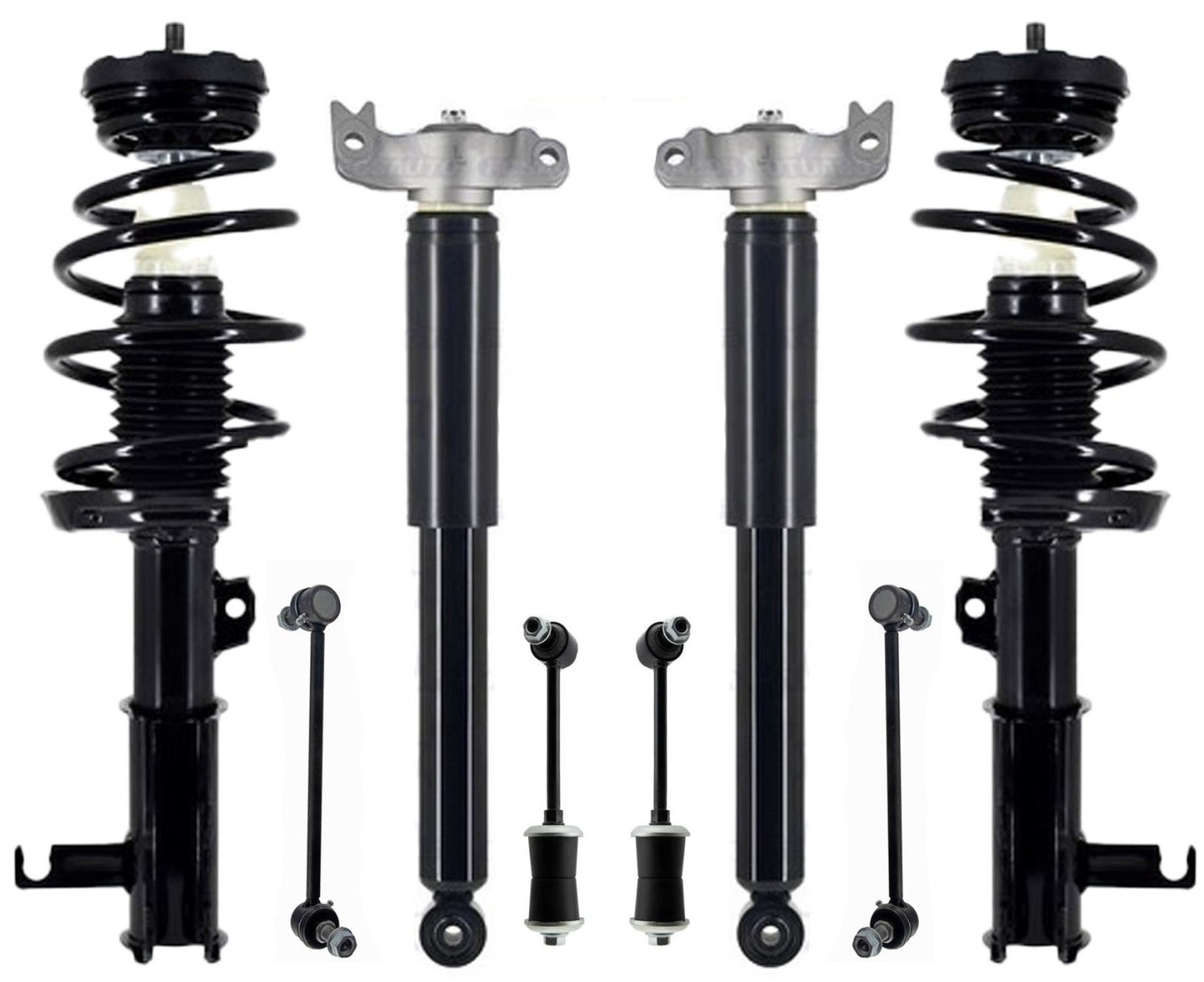 Front Struts Rear Shocks & Links For XTS Livery 13-19 W/O Electronic Suspension