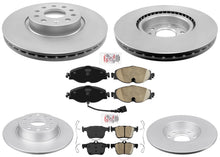 Coated Disc Brake Rotors Ceramic Pads for Volkswagen Taos AWD 2022 2024 2025