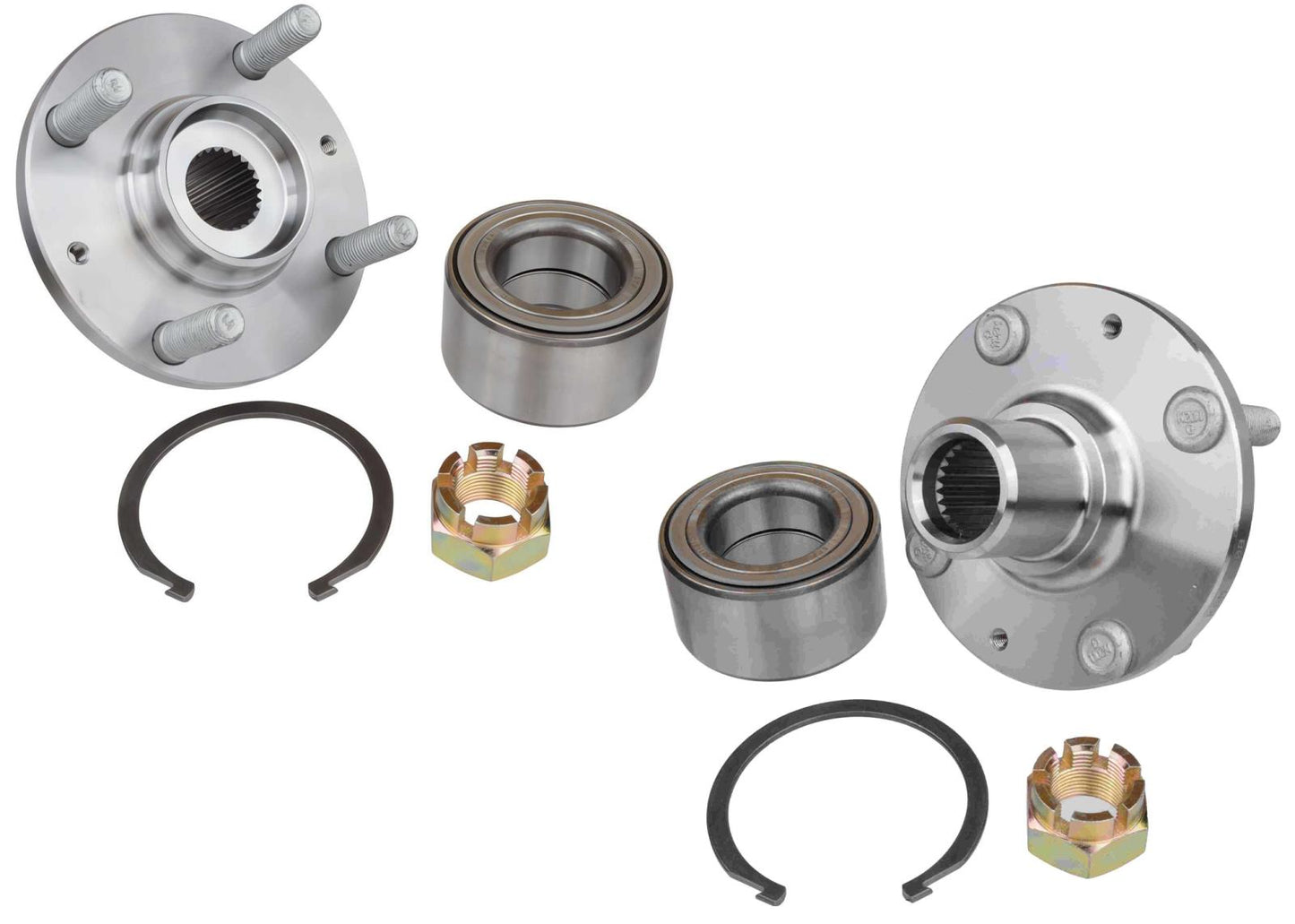2 Front Hub & Hub Bearing Kit for Kia Rio Rio5 2006 2007 2008 2009 2010 2011