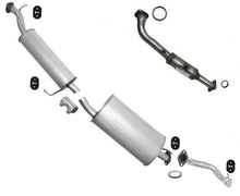 Rear Catalytic Converter Muffler Exhaust System For 2003 2010 2011 Honda Element