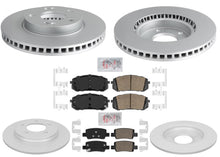 Disc Brake Rotors Pads for Hyundai Elantra 21-24 2.0L w Manual Parking Brake