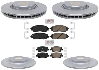 Coated Disc Brake Rotors & Disc Brake Pads For Kia Carnival 2022 2023 2024 2025