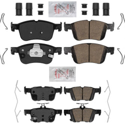 Front & Rear Ceramic Disc Brake Pads for Ford Maverick 2022 2023 2024 2025