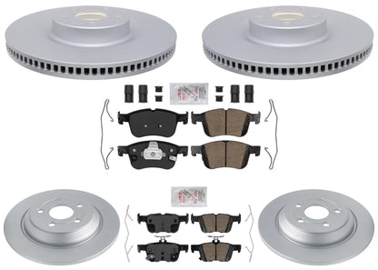 F&R Coated Brake Disc Rotors & Brake Pads for Ford Maverick 2022 2023 2024 2025