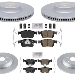 F&R Coated Brake Disc Rotors & Brake Pads for Ford Maverick 2022 2023 2024 2025