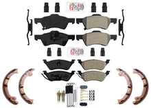 Front & Rear Disc Brake Pads & Shoes for Chrysler Town & Country 2001-2007
