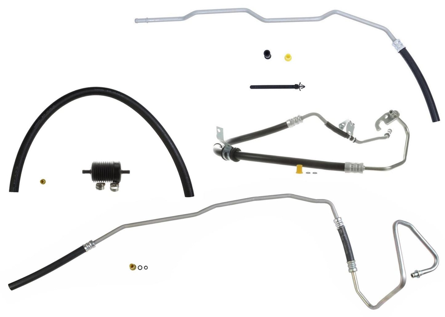 Power Steering Pressure & Return Hose Kit for GMC Acadia 2007 2012 2017 3.6L