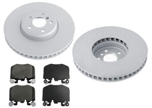 Front Coated Disc Brake Rotors & Pads For BMW 430i M Sport 348MM 2021-2025 - Photo 1